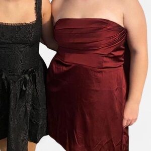 Burgundy Women's Dress